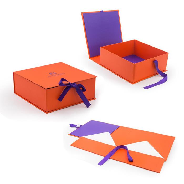 Custom-Collapsible-Foldable-Paper-Box-With-Ribbon