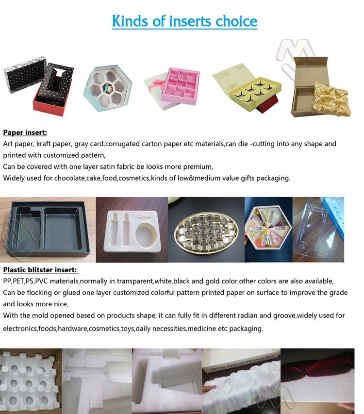 kinds of inserts choice for gift box1 page-1-1