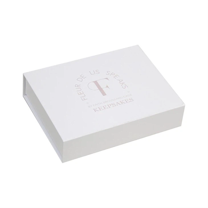 Deep White Laminated Magnetic Gift Box