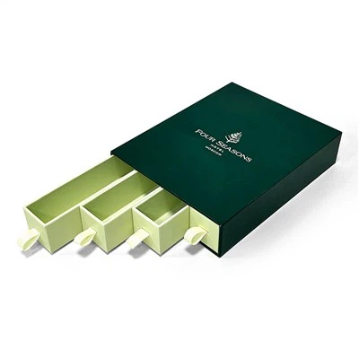 Custom Green Chocolate Candy Drawer Boxes