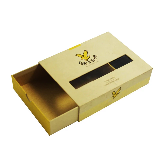 Brown Gift Boxes Kraft Cardboard Empty Gift Box