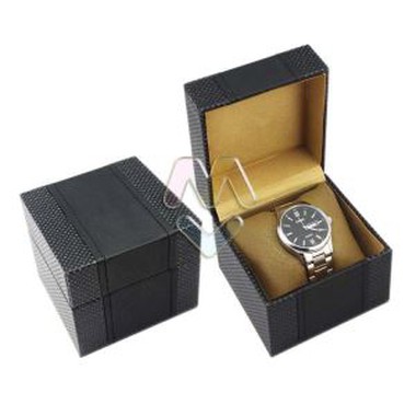 Leather Watch Storage Box Mens Watch Gift Box with Pillows