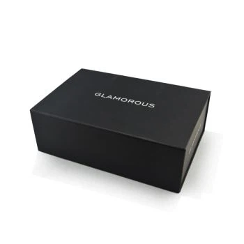 Fold Up Boxes Black Packaging With Logo