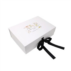 Custom Gift Boxes With Logo And Black Ribbon