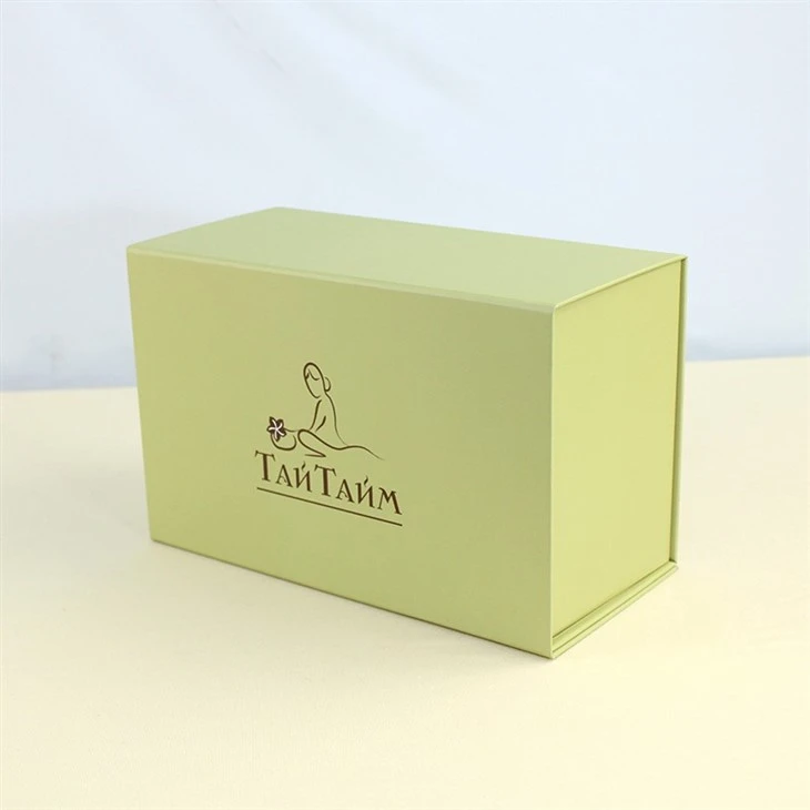 Customized Light Green Folding Magnetic Box (5)